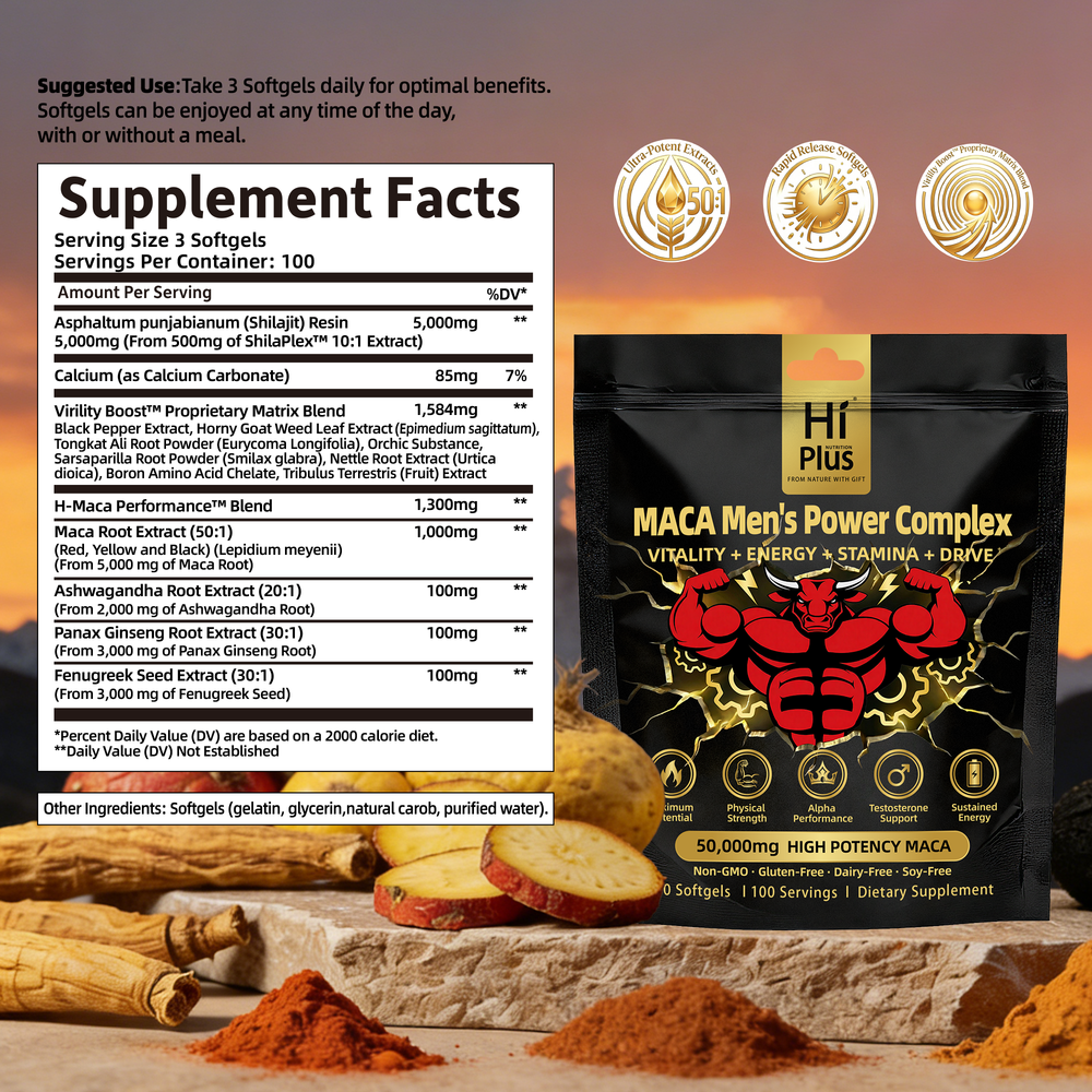 Maca Root Capsules for Men